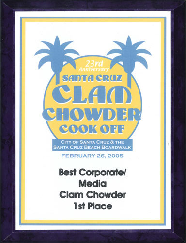 Calm Chowder 2005 1st Place Best Corparte Calm Chowder