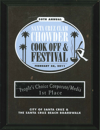Calm Chowder 2011 1st People's Choice