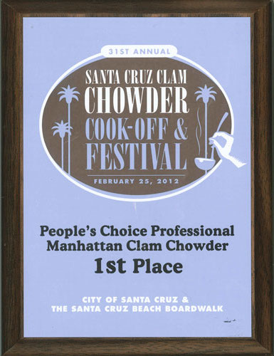 Calm Chowder 2012 1st Red People's Choice
